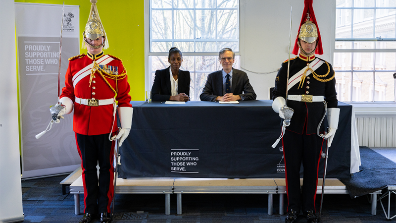 John Lewis becomes the 10,000th signatory for the Armed Forces Covenant