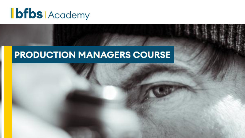 BFBS offer a fully-funded film production managers course
