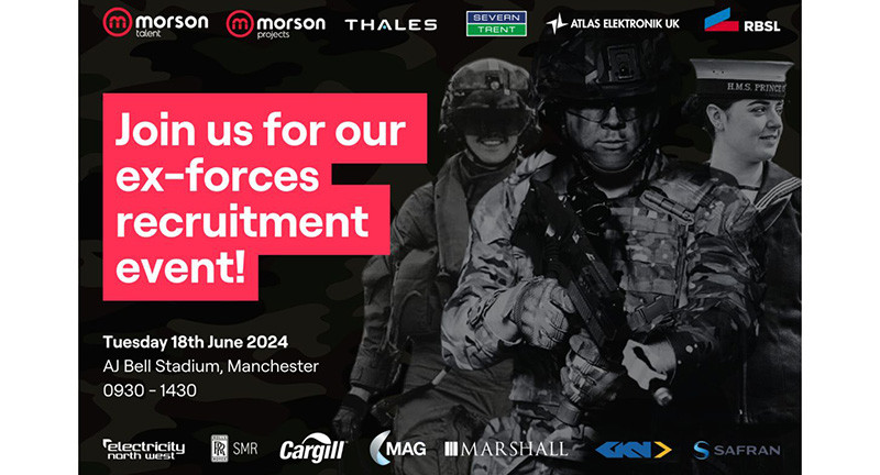 Morson Forces recruitment event 18 June 2024