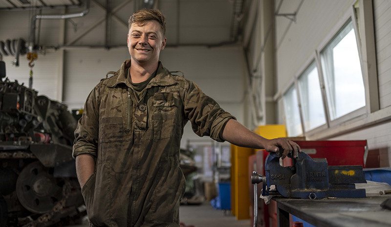 Former infantry soldier paid to learn new trade in Army