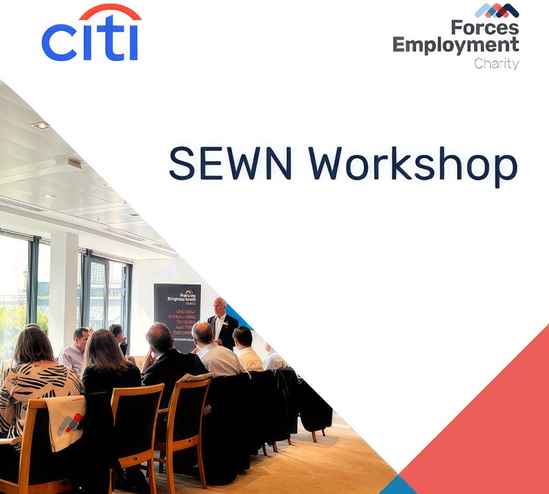 Forces Employment Charity and Citi SEWN workshop 2026