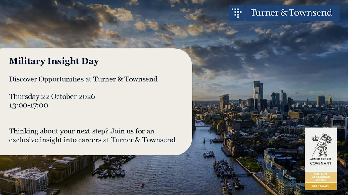 Turner and Townsend military insight day 2026