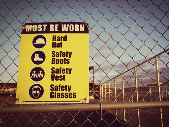 Health and safety Sign